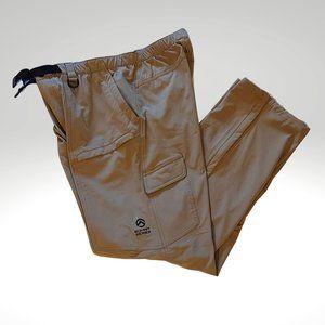 The North Face Summit Series Mens Camping Hiking, Softshell Pants -Size L -Tan